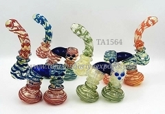Glass Double Chamber Bubbler Size 8